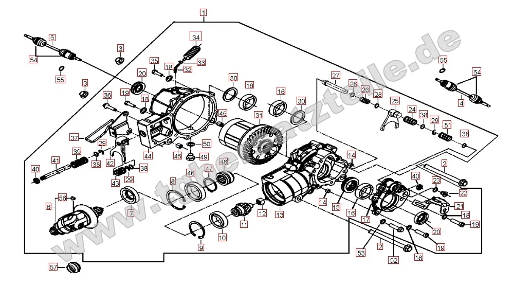 Differenzial vorne Differenzial vorne