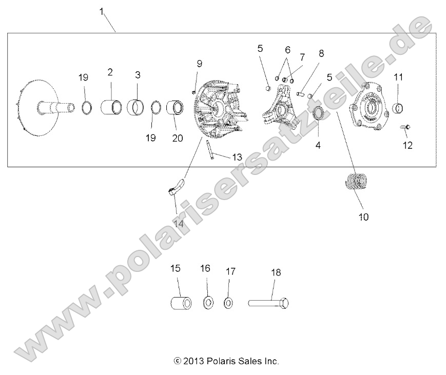 Drive Train, Primary Clutch