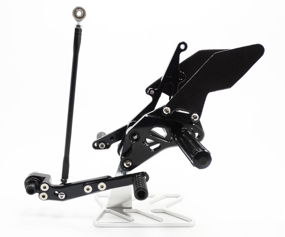 TMP Racing Fußrastenanlage Factory schwarz Suzuki GSX-R 1000 2009-16