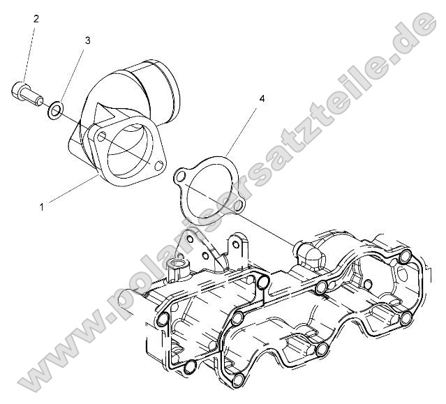 Engine, Inlet Elbow Engine, Inlet Elbow