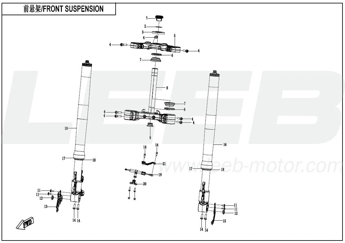 Vorderradaufhängung 