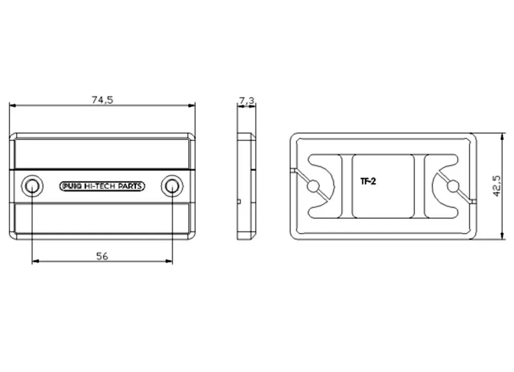 Puig_Abdeckung_Bremsfluessigkeitsbehaelter_Suzuki_Abmessung Puig Abdeckung Bremsflüssigkeitsbehälter Suzuki - schwarz