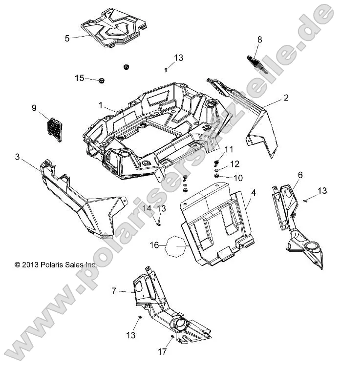 Body, Rear Rack and Fenders