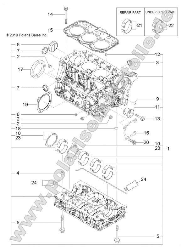 Engine, Cylinder Block