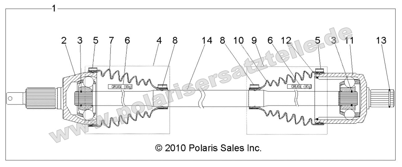 Drive Train, Front Drive Shaft