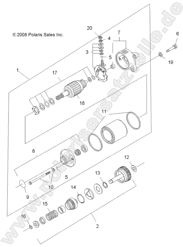 ENGINE, STARTING SYSTEM