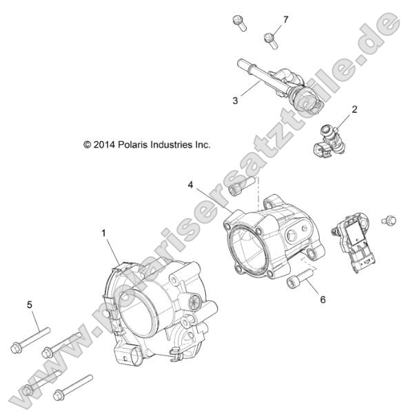 Engine, Throttle Body and Fuel Rail Engine, Throttle Body and Fuel Rail