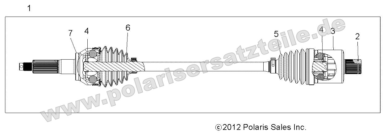Drive Train, Rear Drive Shaft Drive Train, Rear Drive Shaft