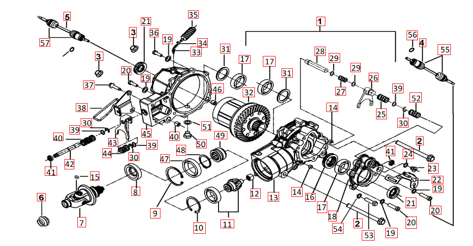 Differential vorne(Sperre)