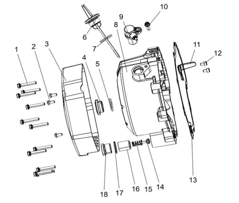 Motorabdeckung Rechts