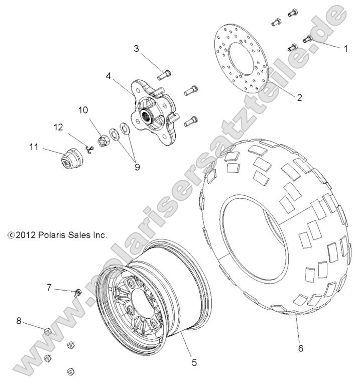 Wheels, Rear (49RGRWHEELRR13900XP) Wheels, Rear (49RGRWHEELRR13900XP)