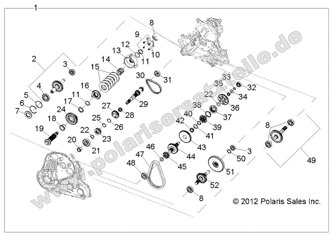 Drive Train, Main Gearcase Internals