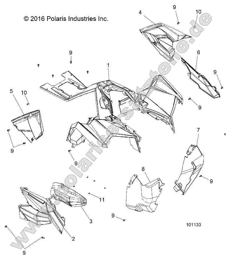 Body, Front Cab and Side Panels Body, Front Cab and Side Panels