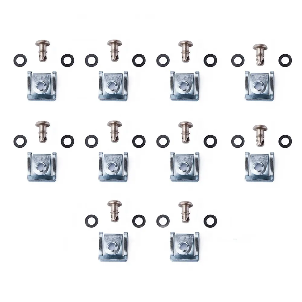 TMP Racing Verkleidung Innensechskant 14 mm Schnellverschluss Set silber zum Stecken - 10 Stück