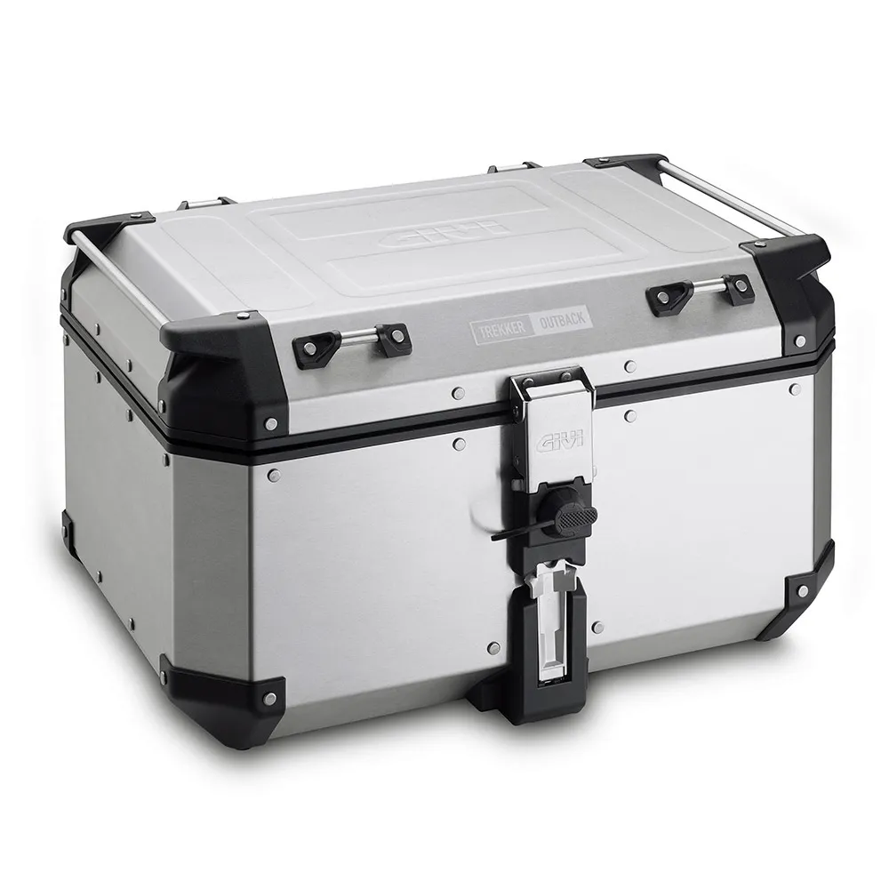 Givi Monokey Trekker Outback OBKN58A Alu Topcase - 58 Liter - silber