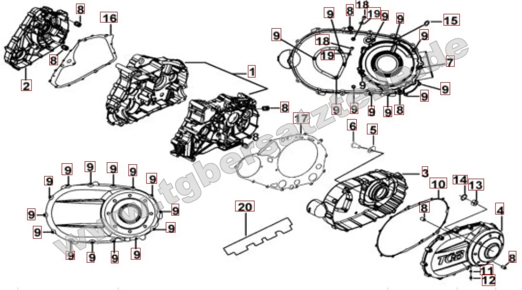 Motorgehäuse Motorgehäuse