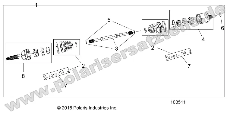 Drive Train, Rear Half Shaft (from 4/26/16) Drive Train, Rear Half Shaft (from 4/26/16)
