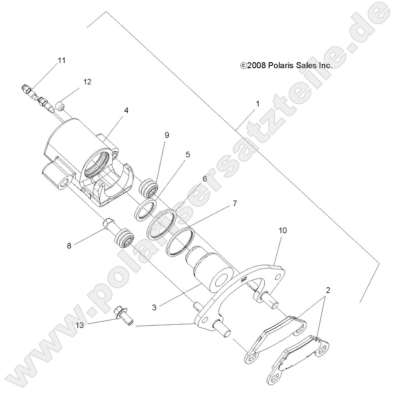 BRAKES, REAR CALIPER BRAKES, REAR CALIPER