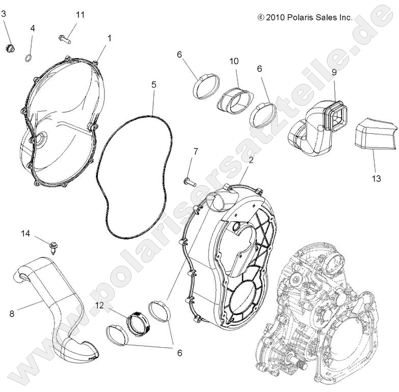 BODY, CLUTCH COVER BODY, CLUTCH COVER