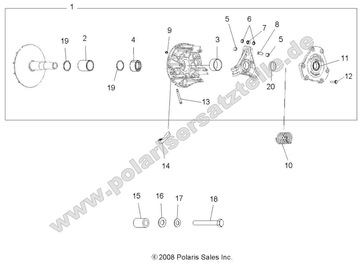 Drive Train, Primary Clutch