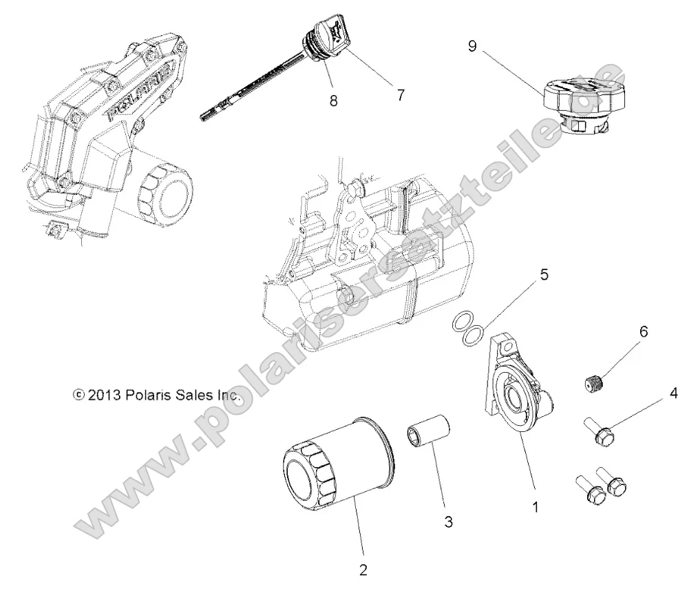 Engine, Oil Filter and Dipstick Engine, Oil Filter and Dipstick
