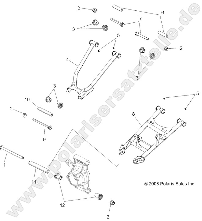 SUSPENSION, REAR SUSPENSION, REAR