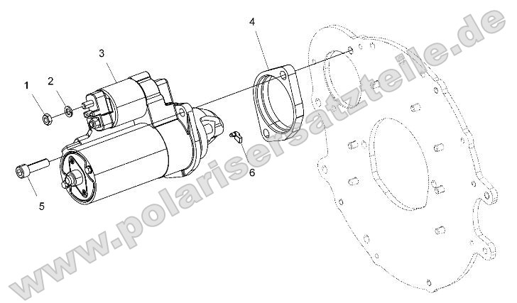 Engine, Starter Motor