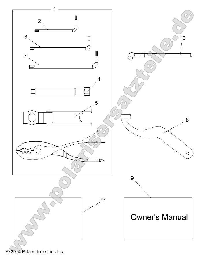 References, Tool Kit and Owners Manuals