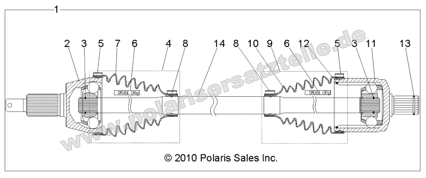 Drive Train, Front Drive Shaft