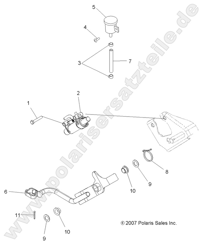 BRAKES, BRAKE PEDAL and REAR MASTER CYLINDER BRAKES, BRAKE PEDAL and REAR MASTER CYLINDER