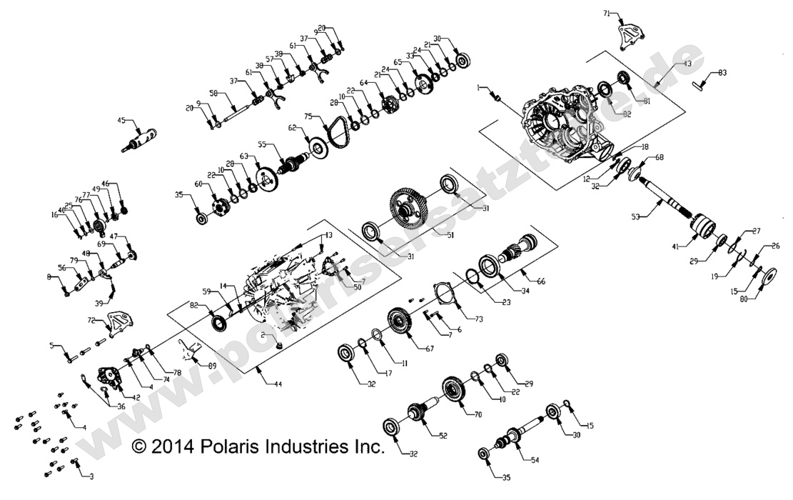 Drive Train, Main Gearcase Drive Train, Main Gearcase