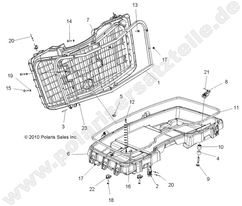 BODY, FRONT CARGO BOX