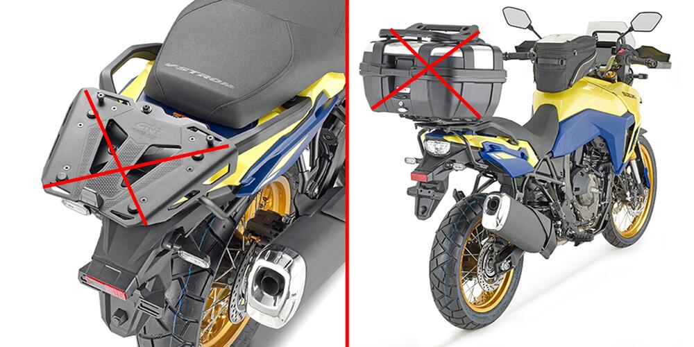 Givi Topcaseträger für Monokey und Monolock Koffer - Suzuki DL 800 V-Strom 2023-