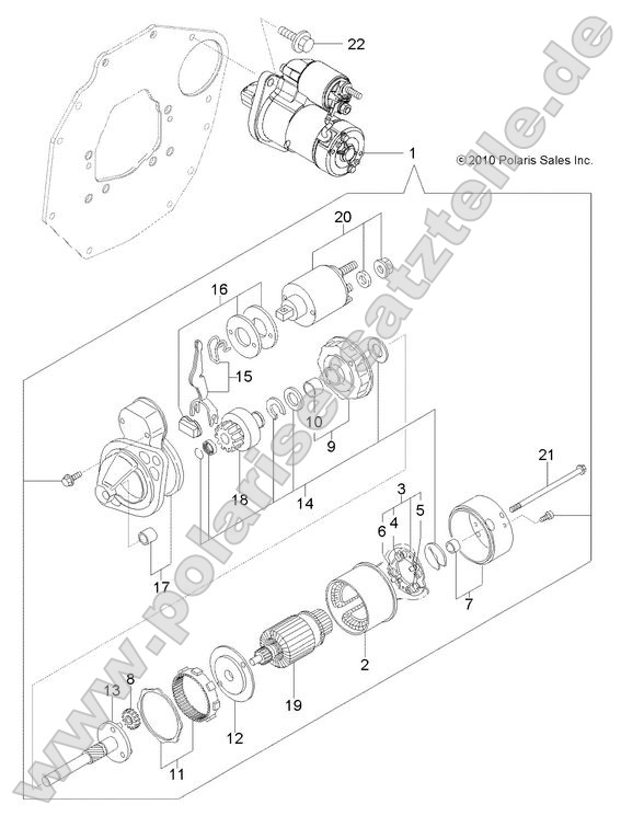 Engine, Starting Motor