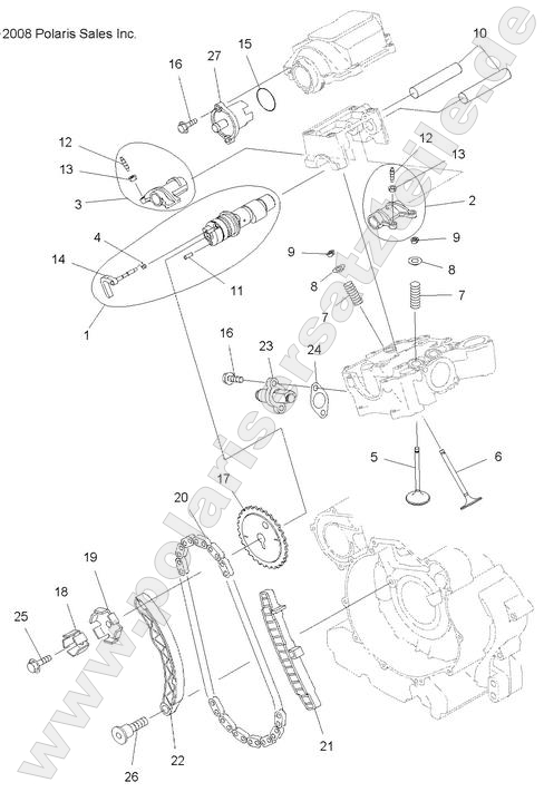 ENGINE, VALVES and CAMSHAFT