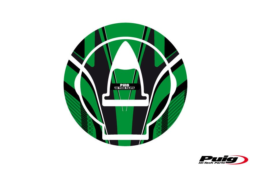 PUIG TANKDECKEL-ABDECKUNG RADICAL DUCATI F/GRÜN - 6306V
