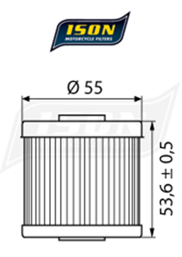 ISON Ölfilter 123 - Kawasaki