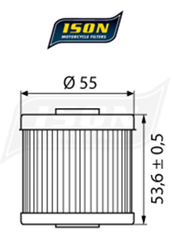 ison_123_daten ISON Ölfilter 123 - Kawasaki
