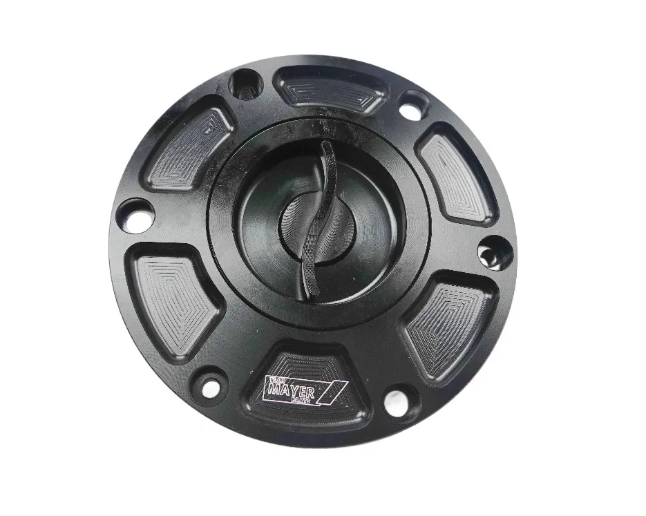 TMP Racing Tankdeckel schwarz 6 Loch Verschraubung - Aprilia RS 660 / Tuono 660
