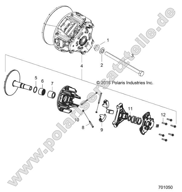 Drive Train, Primary Clutch (701050)