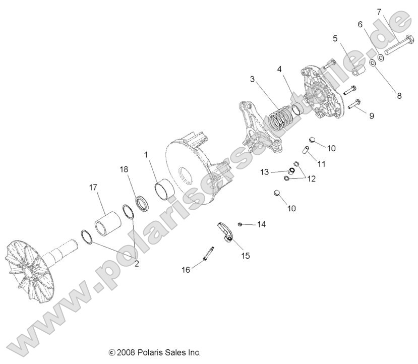 Drive Train, Primary Clutch