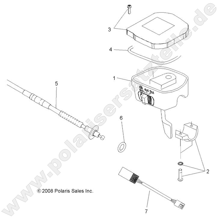 STEERING, CONTROLS, THROTTLE ASM. and CABLE STEERING, CONTROLS, THROTTLE ASM. and CABLE