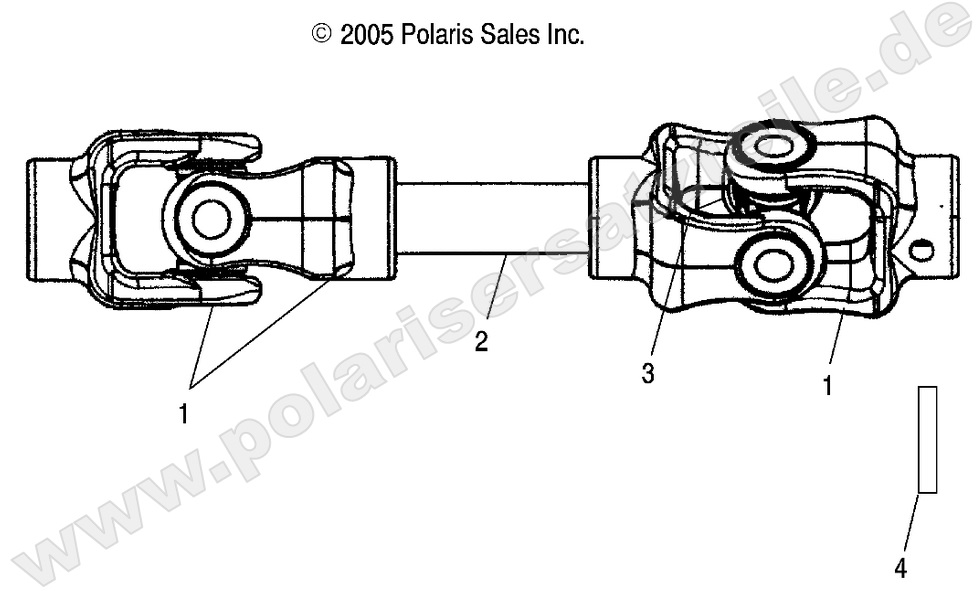 DRIVE TRAIN, REAR PROP SHAFT (Produktion vor 22.08.2007) DRIVE TRAIN, REAR PROP SHAFT (Produktion vor 22.08.2007)