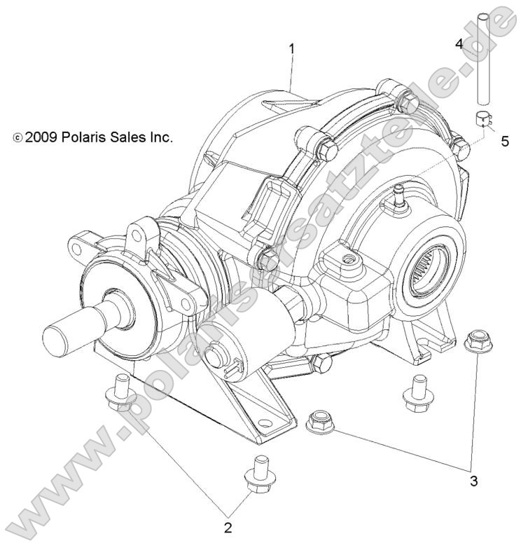 Drive Train, Rear Gearcase Mounting