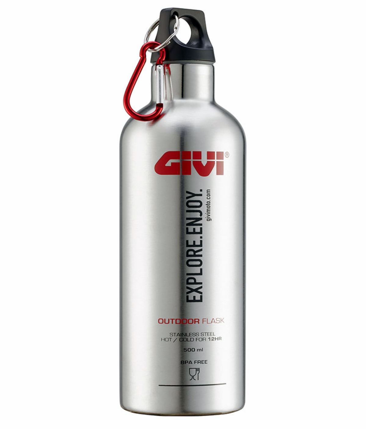 Givi Edelstahl Thermo Trinkflasche STF500S - 500ml