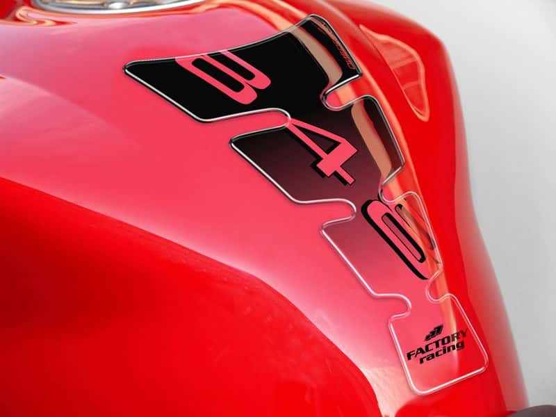 PUIG TANK PAD SPIRIT 848 F/SCHWARZ-TRANSP - 5185N