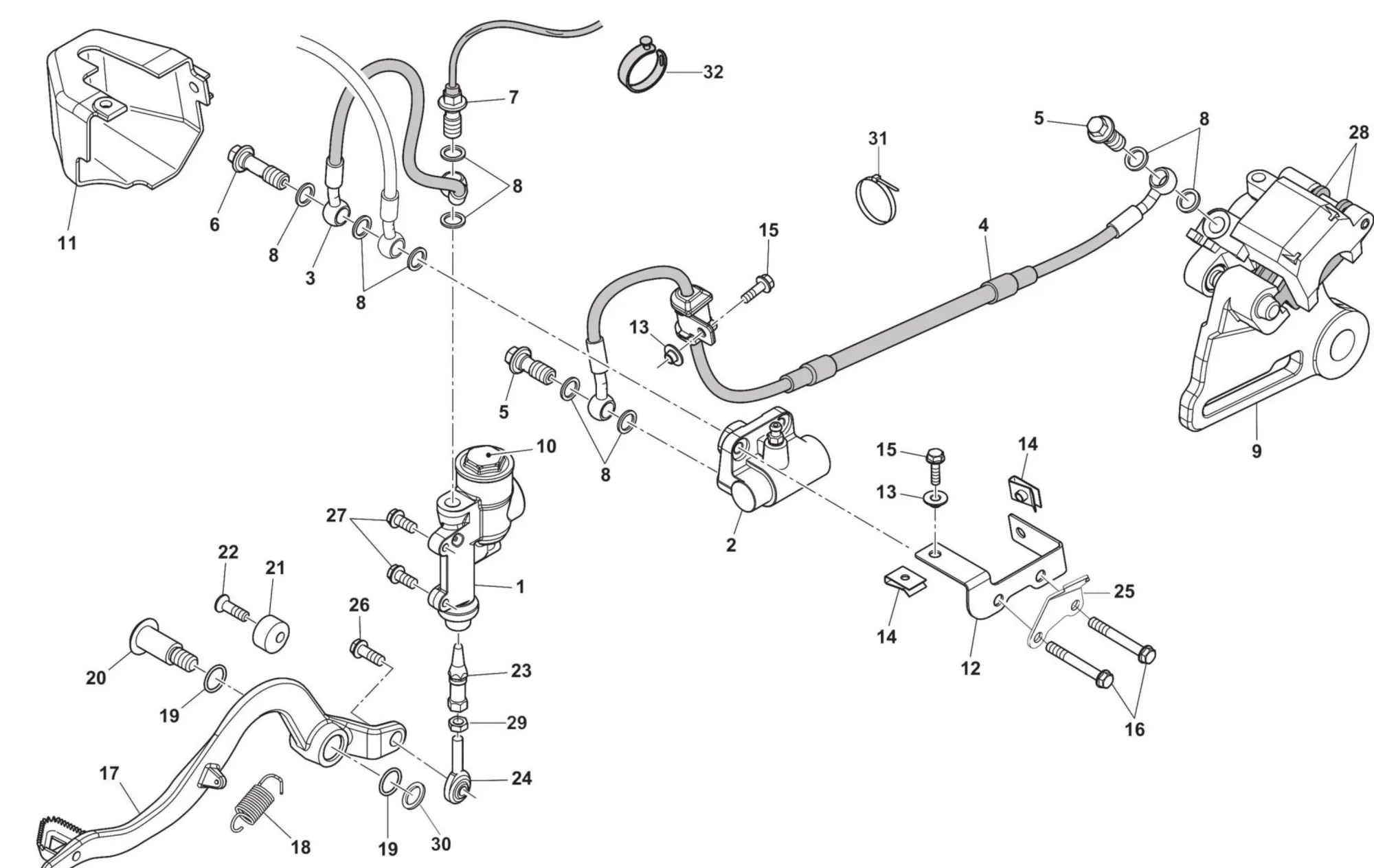 Bremssystem hinten Bremssystem hinten