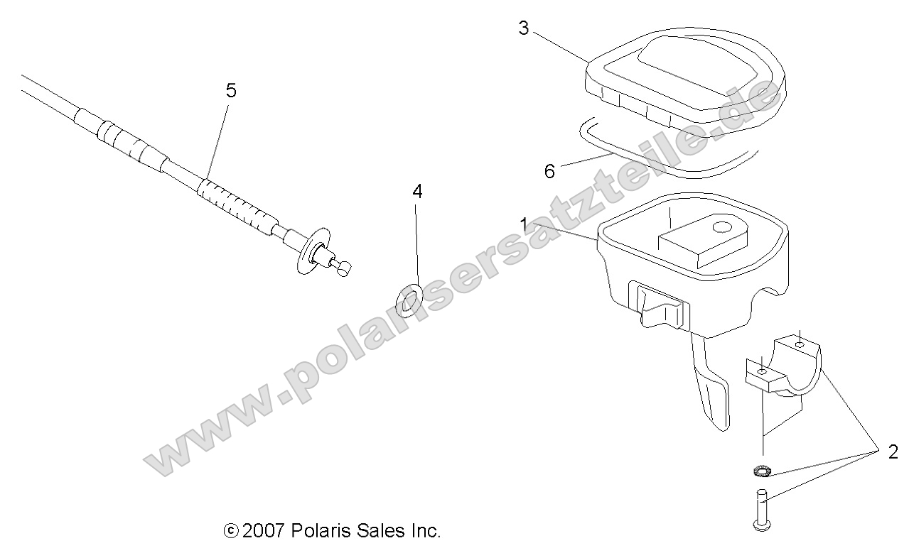 Steering, Controls, Throttle Asm. and Cable Steering, Controls, Throttle Asm. and Cable