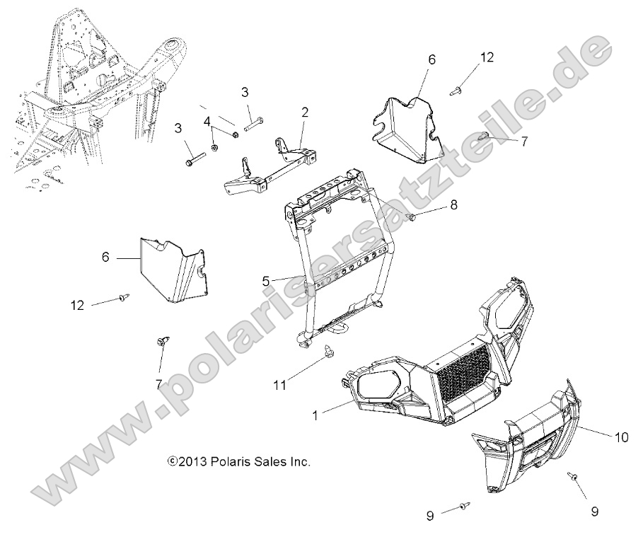 Body, Front Bumper and Mounting