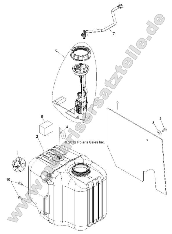 Body, Fuel Tank Asm.